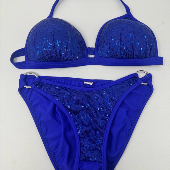 VENUS Swim Venus Royal Blue Sequin Bikini Poshmark